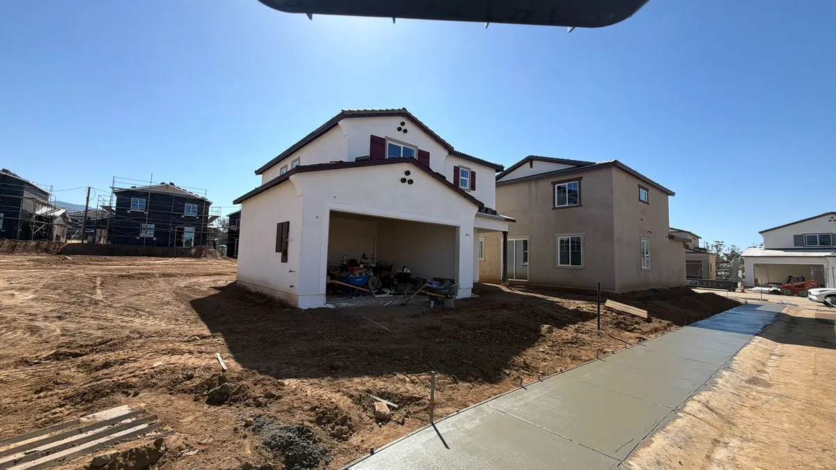 Community street view from above