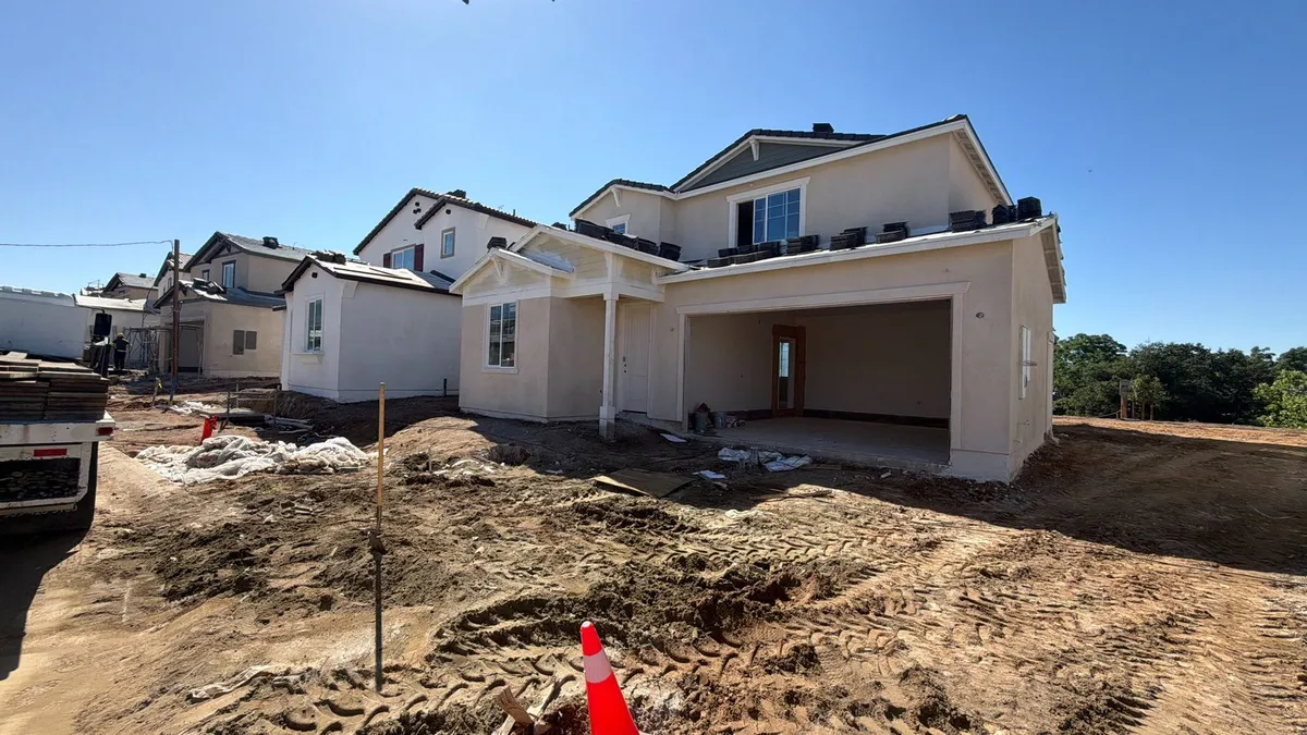 Aerial view of Avianna community construction
