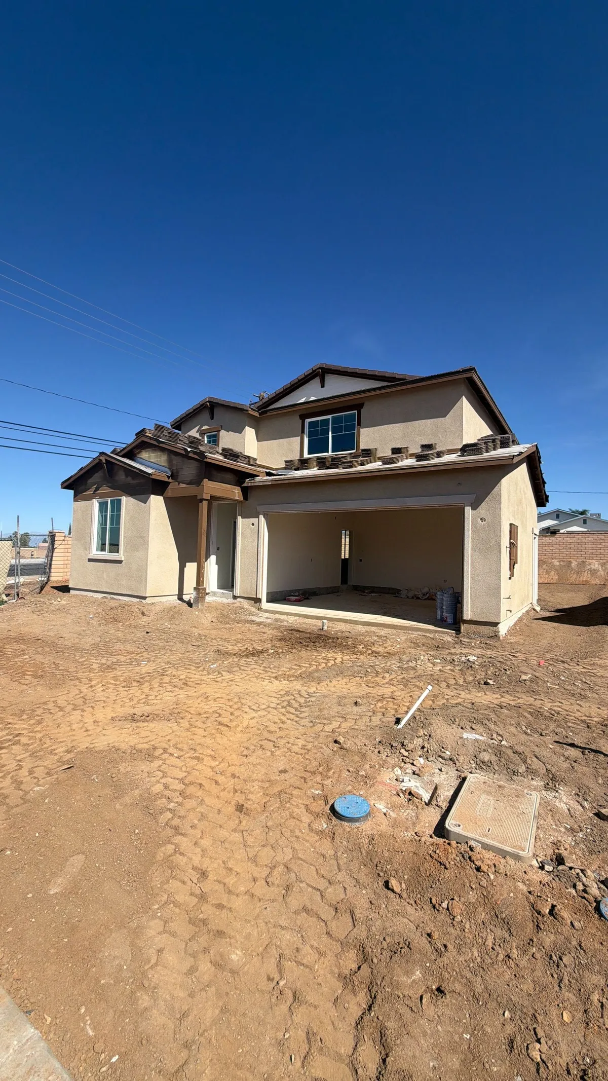 Construction site overview
