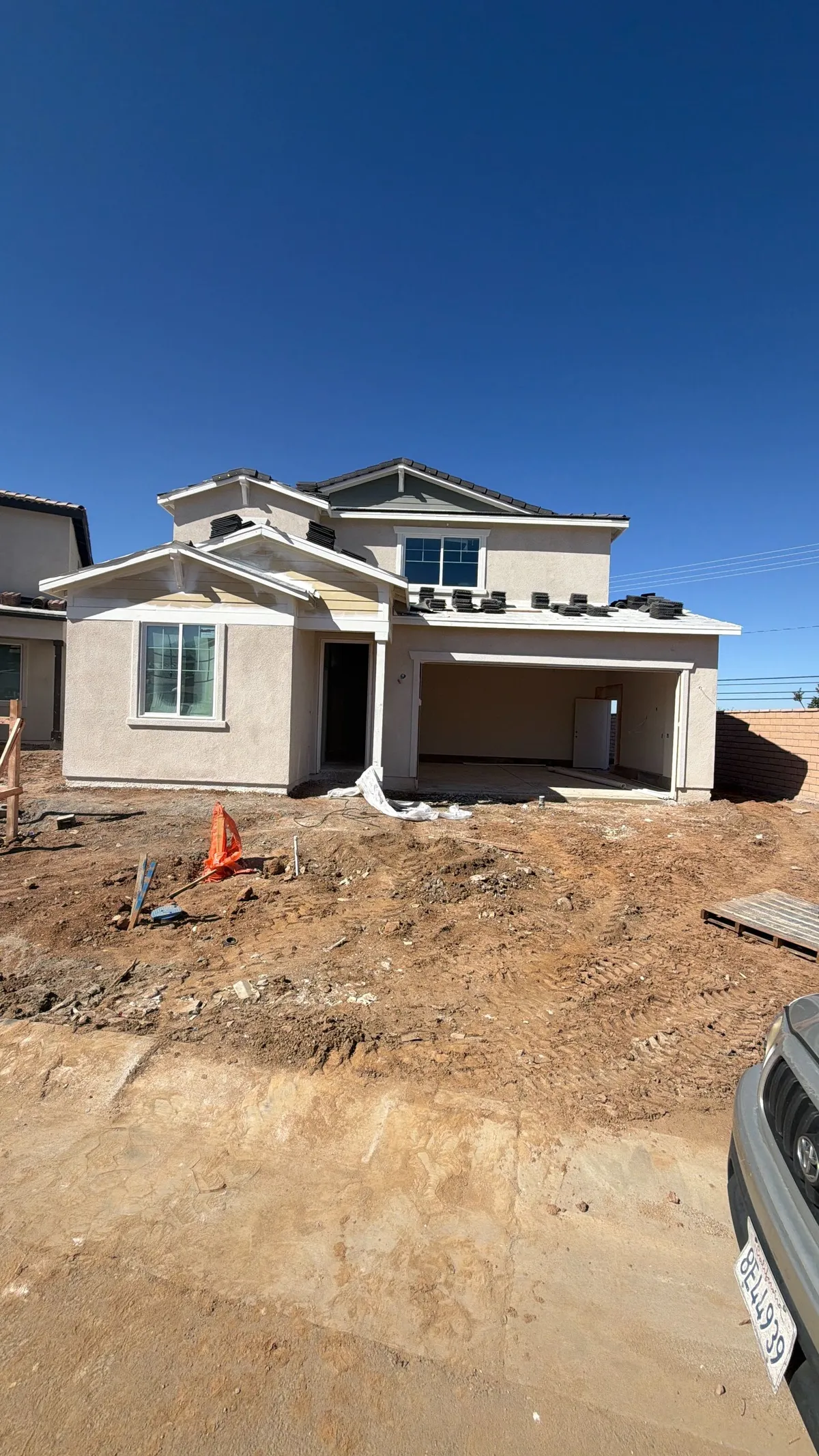 Homes nearing completion