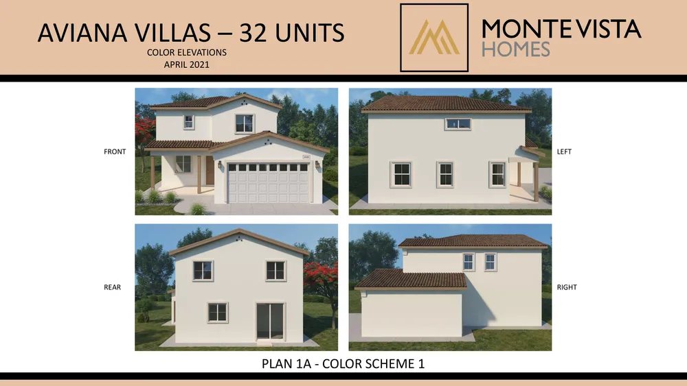 Plan 1A - Color Scheme 1