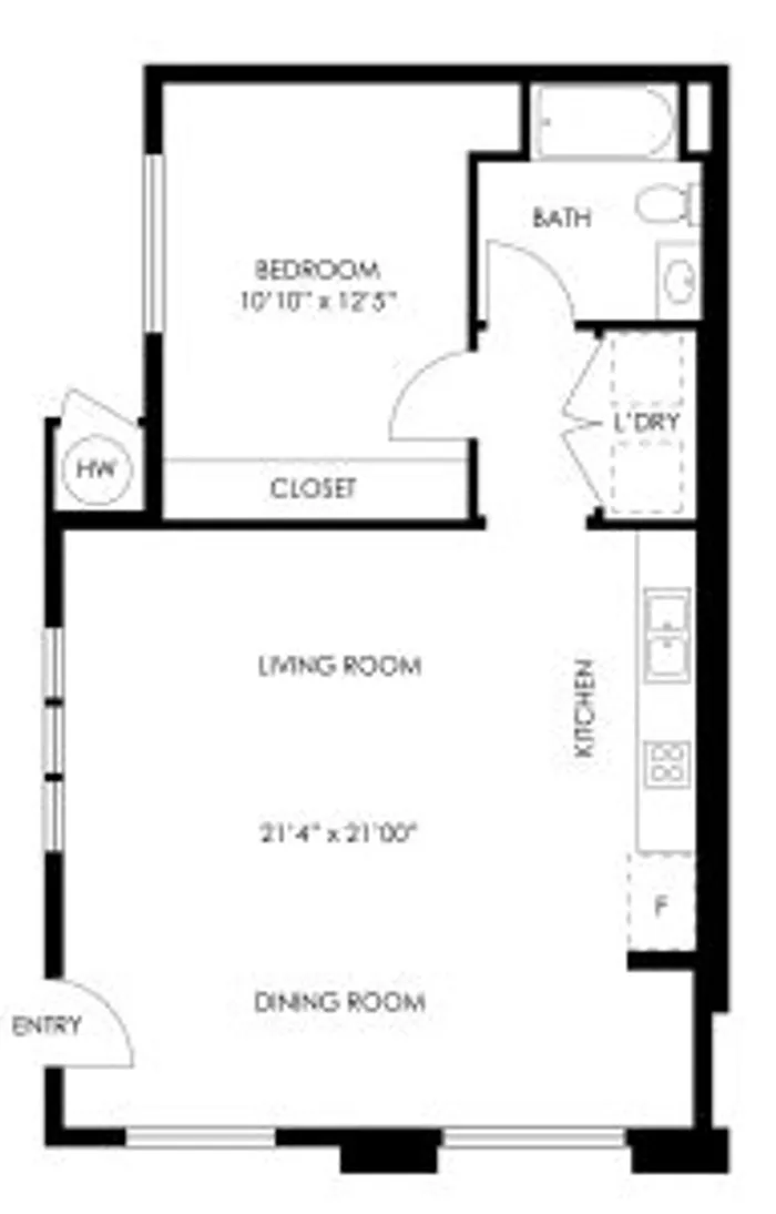 Residence 3 - 1 Bed / 1 Bath